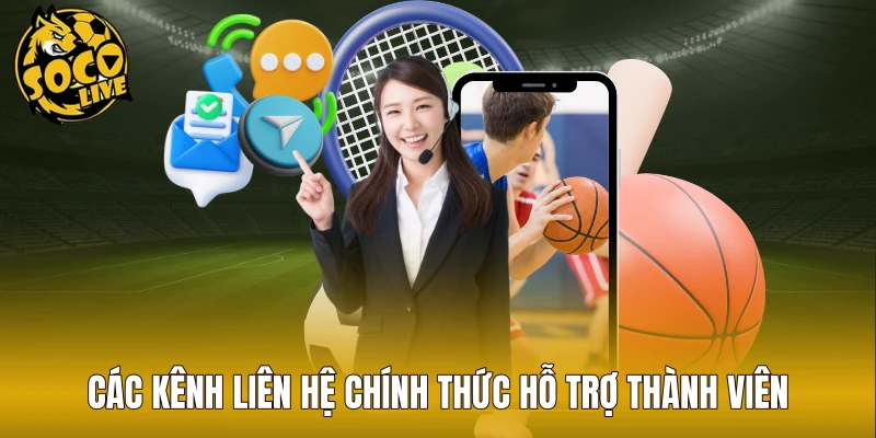 Các kênh liên hệ chính thức hỗ trợ thành viên